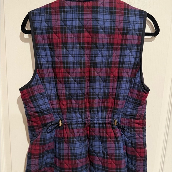 Croft & Barrow Plaid vest - Blue and Red - Picture 3 of 4